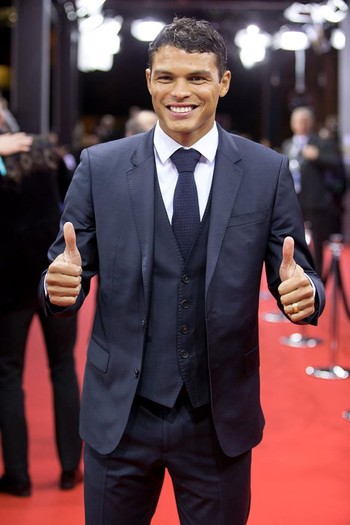 Thiago Silva durante evento de gala da Fifa (Foto: Facebook) Thiago Silva durante evento de gala da Fifa (Foto: Facebook)