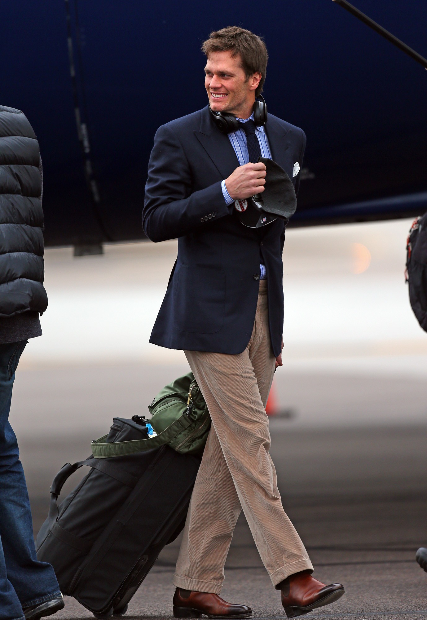 Tom Brady antes do Super Bowl XLIX (Foto:  Nancy Lane/MediaNews Group/Boston Herald via Getty Images)