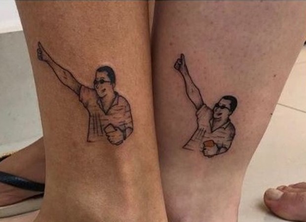 Tatuagens de Zeca Pagodinho em fãs (Foto: Reprodução/ Instagram)