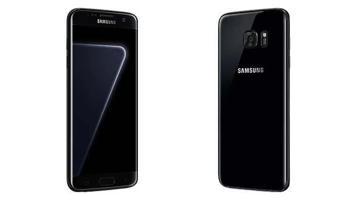 Galaxy S7 Edge preto perolado (Foto: Divulgação/Samsung)