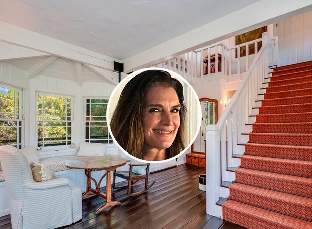 Brooke Shields coloca casa na Califórnia à venda por R$ 37,5 milhões (Foto: Reprodução / Redfin e Instagram)