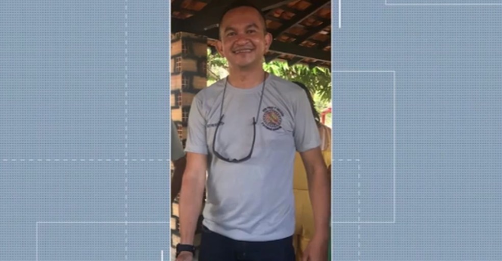 Kilmen de Jesus Dutra Costa era sargento da Polícia Militar e morreu em troca de tiros com ciganos em Centro Novo do Maranhão. — Foto: Reprodução/ TV Mirante