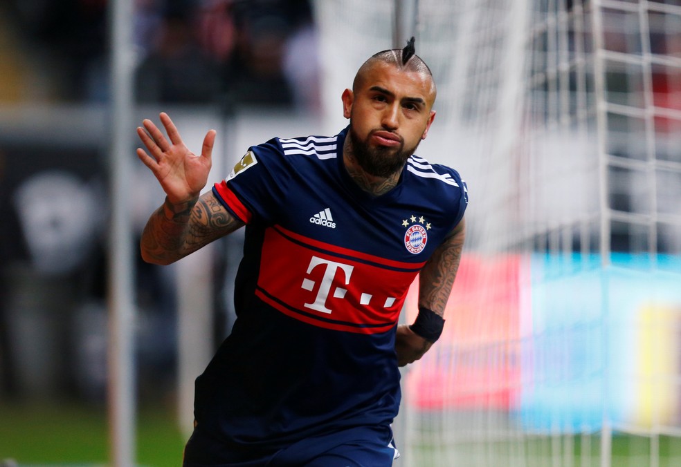 Arturo Vidal estÃ¡ de saÃ­da do Bayern, rumo ao BarÃ§a (Foto: REUTERS / Ralph Orlowski)