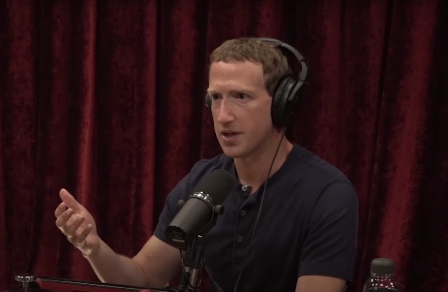 Mark Zuckerberg em entrevista ao podcast de Joe Rogan (Foto: Reprodução)