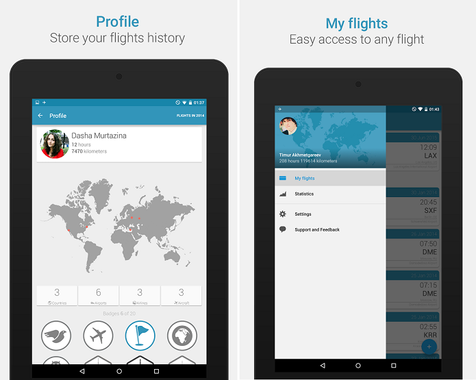 App in the Air é um aplicativo que mostra status do voo (Foto: Divulgação)