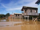 Boca do Acre, no AM, decreta estado de calamidade devido a cheia dos rios