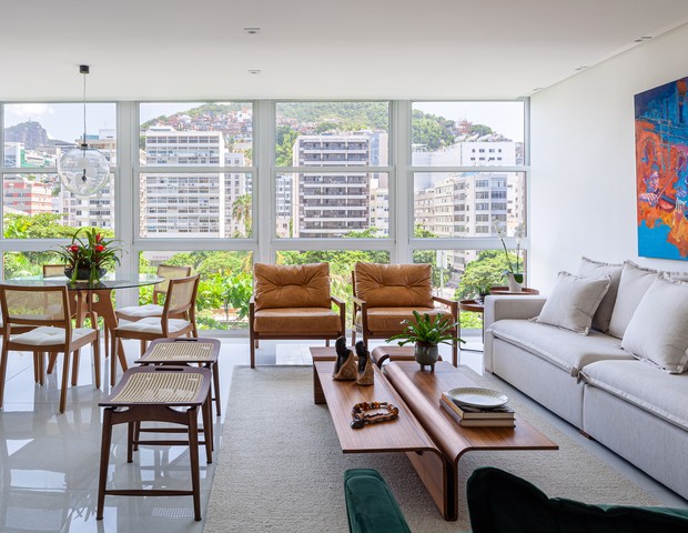 200 m² com muito conforto, integração e luz natural no Rio de Janeiro  (Foto: Dhani Borges)