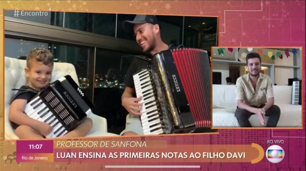 Luan Estilizado Conta Que Filho De 2 Anos E Apaixonado Pela Sanfona Muito Apegado Encontro Com Fatima Bernardes Gshow luan estilizado conta que filho de 2