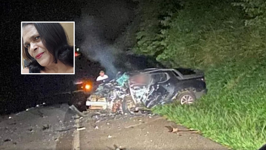 Madalena Sipolini morreu depois de acidente a SP-340 em Mococa — Foto: Mococa 24 horas