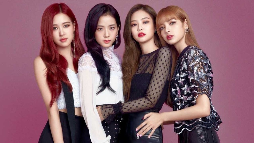 O grupo de k-pop Blackpink: a beleza coreana virou tendência global do mercado de beleza e as grandes referências do segmento são artistas. — Foto: Divulgação