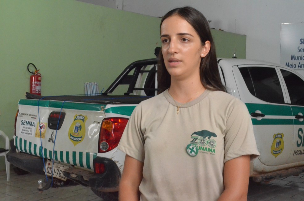 Médica veterinária Ianny Posiadlo (Foto: Fábio Cadete/G1)