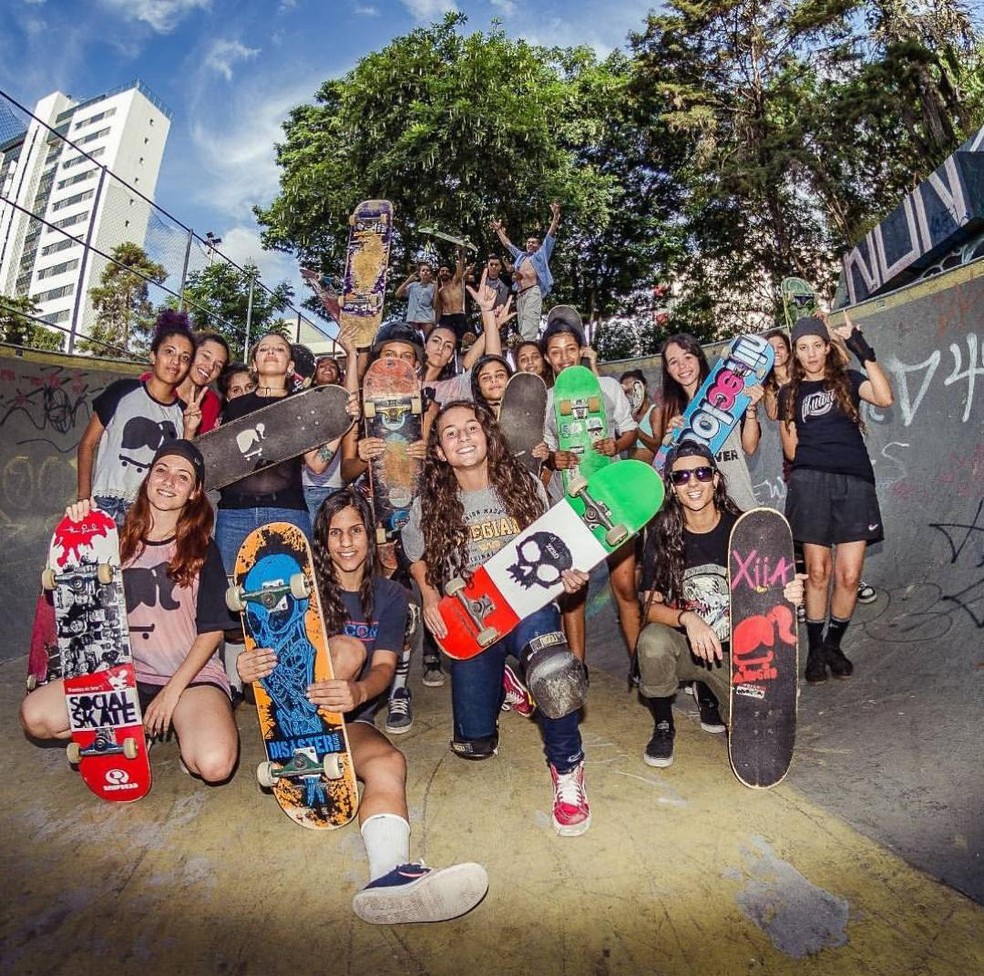 Coletivo "Minas no Skate" em Belo Horizonte — Foto: Fabio Ross/Minas no Skate/Divulgação 