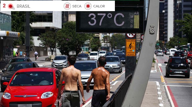 Clima extremo Brasil (Foto: Renato S. Cerqueira/Futura Press/Estadão Conteúdo)