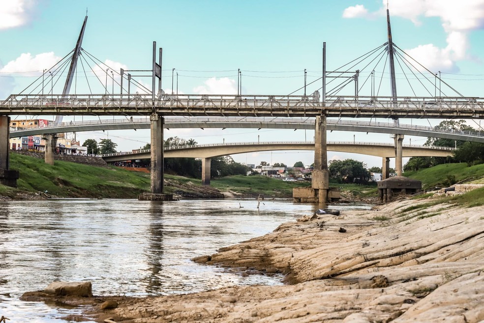 Rio Acre registrou, por 4 vezes, cotas históricas durante seca  — Foto: Juan Diaz/Arquivo pessoal 