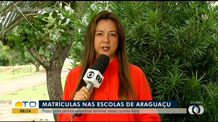 Prazo para realização de matriculas de alunos veteranos termina nesta quarta em Araguaçu