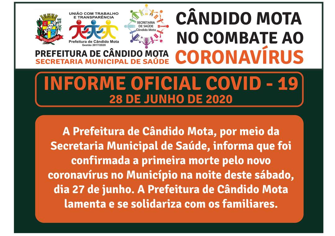 Cândido Mota registra 1ª morte por coronavírus
