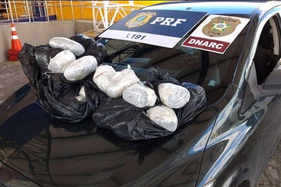 Maconha de Pernambuco apreendida em Atalaia, AL — Foto: Ascom/Polícia Civil de Alagoas 