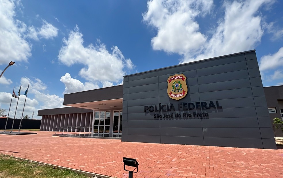 Nova sede da Polícia Federal de Rio Preto é inaugurada  — Foto: Ricardo Freitas/TV TEM 
