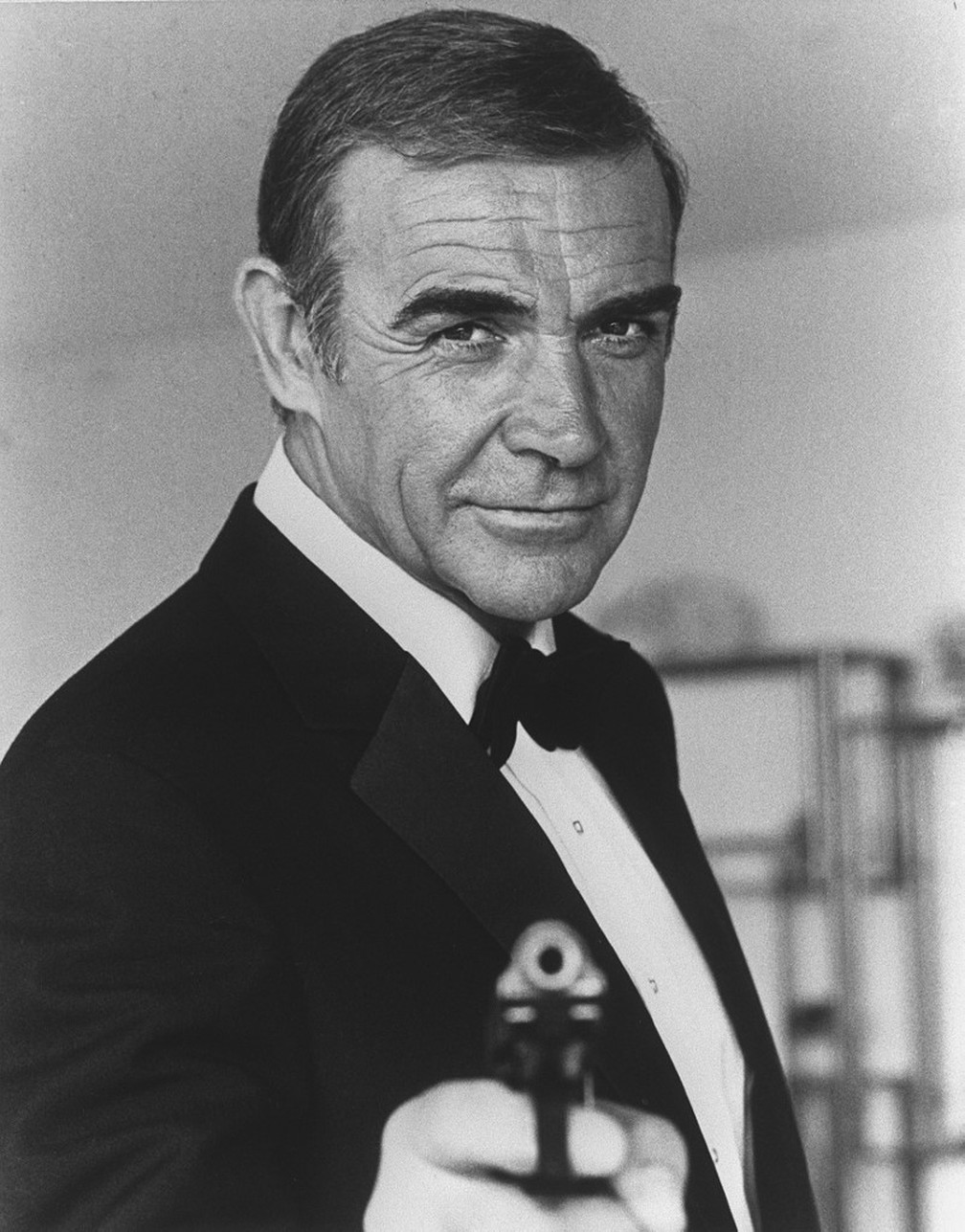 Sean Connery durante as filmagens de 007 - Nunca Mais Outra Vez  — Foto: Reprodução/AFP