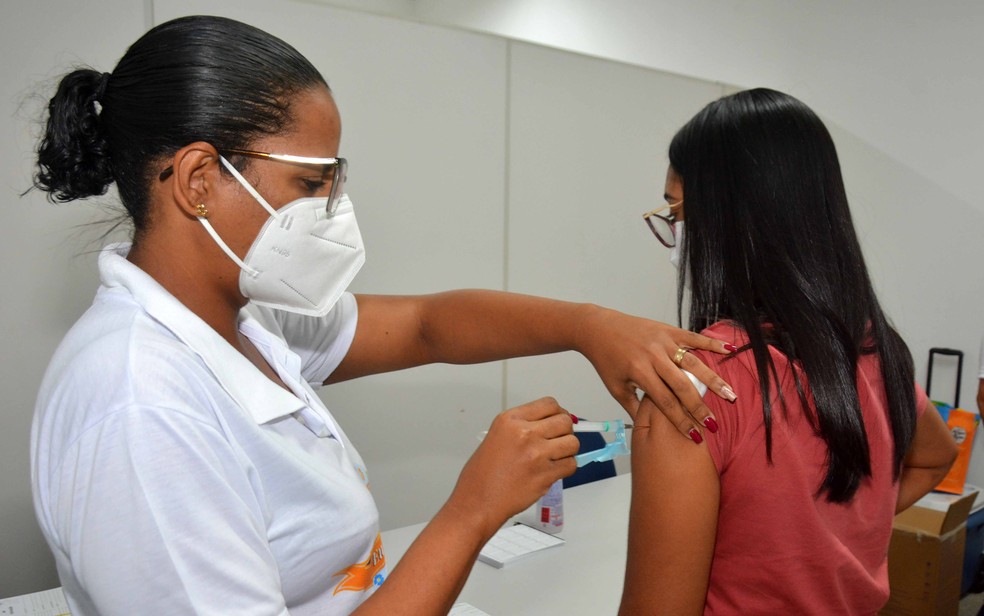 Prefeitura de Salvador segue com aplicação de vacinas contra Covid-19 — Foto: Divulgação/Secom Salvador