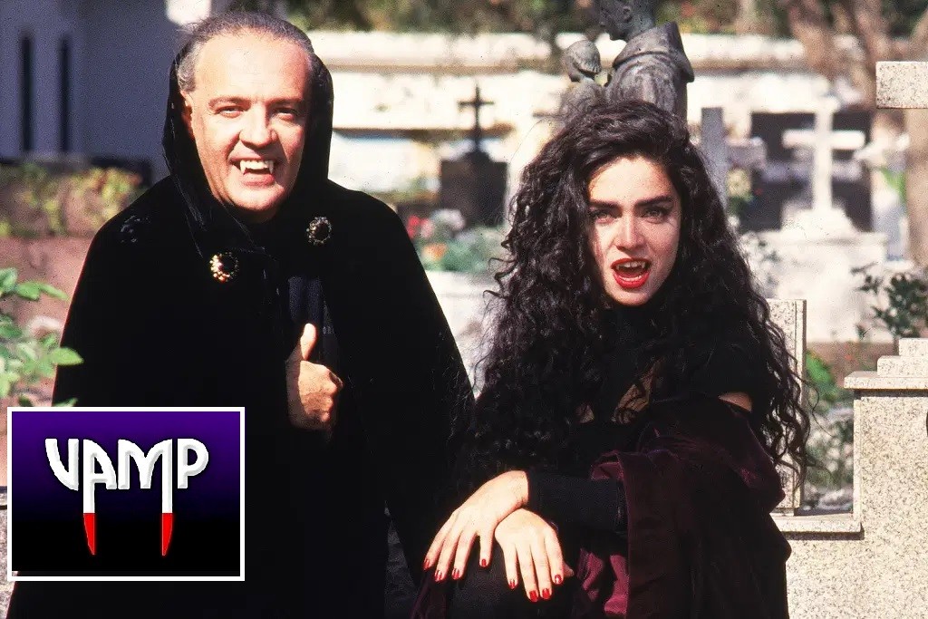 Ney Latorraca e Cláudia Ohana como Vlad e Natasha em Vamp (Globo, 1991) (Foto: Divulgação/TV Globo)