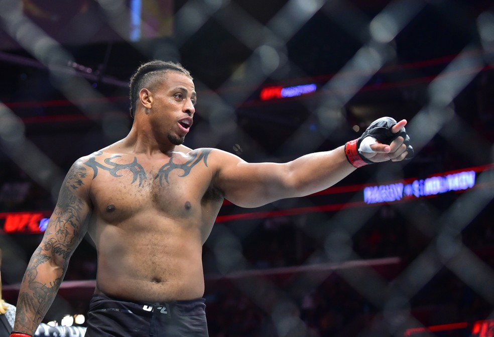 Greg Hardy nocauteou no primeiro round no co-evento principal do UFC Fort Lauderdale â?? Foto: Jason Silva
