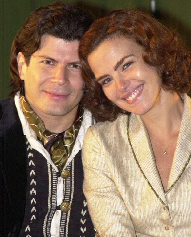 Paulo Ricardo com Ana Paula Arósio na novela Esperança (Foto: João Miguel Júnior/TV Globo)