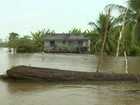 Começa a baixar a água na região do Alto Rio Solimões, AM