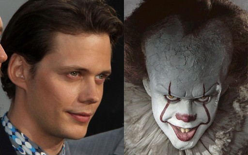 Bill Skarsgård ensina como fazer a cara de Pennywise e fica ainda