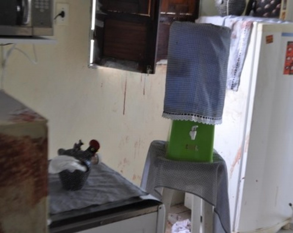 Imagem da casa de Marcela, onde ocorreu o crime, foi divulgada pela Polícia Civil, que concluiu o inquérito (Foto: Polícia Civil/Divulgação)