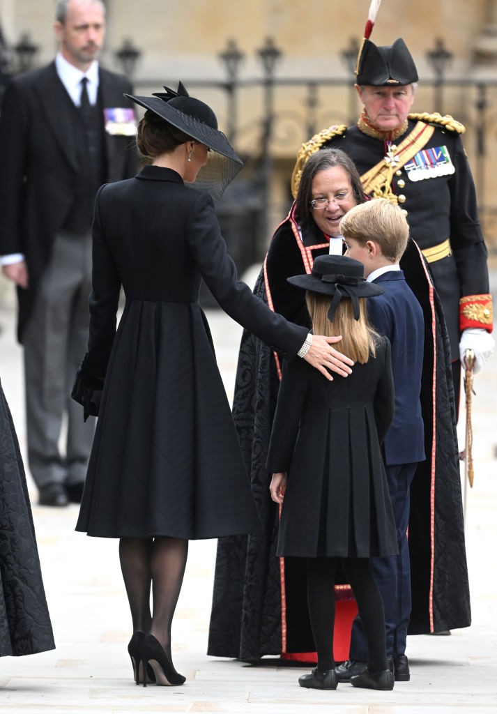 Kate Middleton com Charlotte e Goerge (Foto: Getty Images)