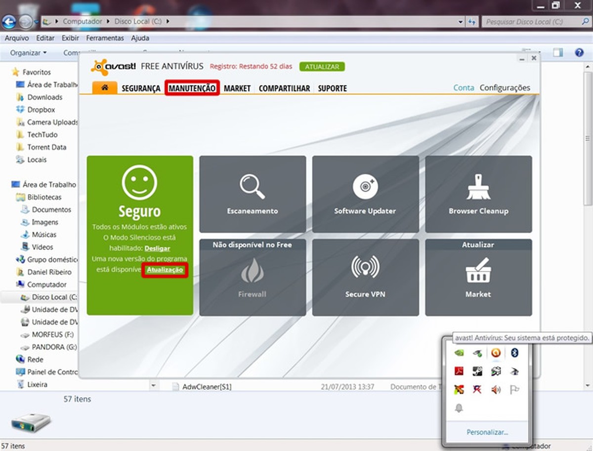 Como fazer varredura e eliminar vírus com o Avast; veja dicas ...
