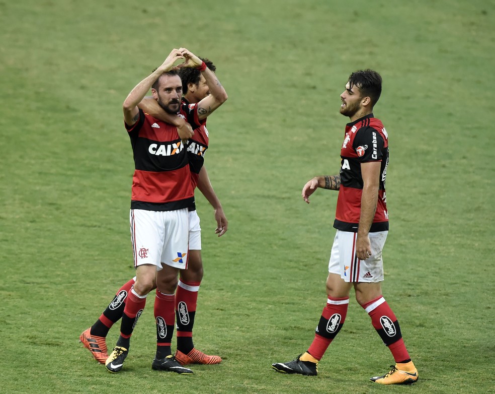 Mancuello fez 69 partidas com a camisa do Flamengo  (Foto: André Durão)
