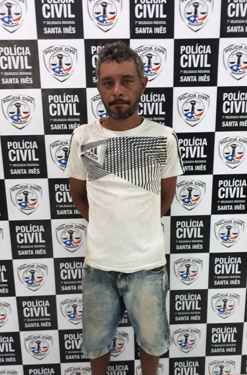 José Milton foi preso por suspeita de agredir o próprio pai adotivo, de 85 anos — Foto: Divulgação/Polícia Civil