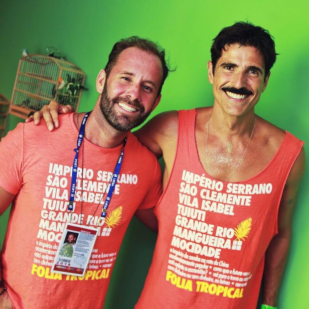 Leo Marçal e Reynaldo Gianecchini (Foto: Arquivo pessoal)