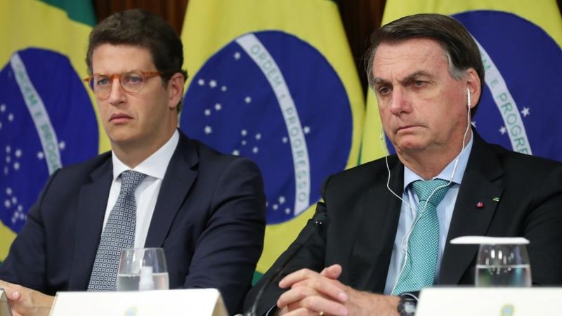 BBC - Bolsonaro também determinou antecipação da meta brasileira de neutralidade climática de 2060 para 2050, imitando EUA (Foto: Reuters via BBC)