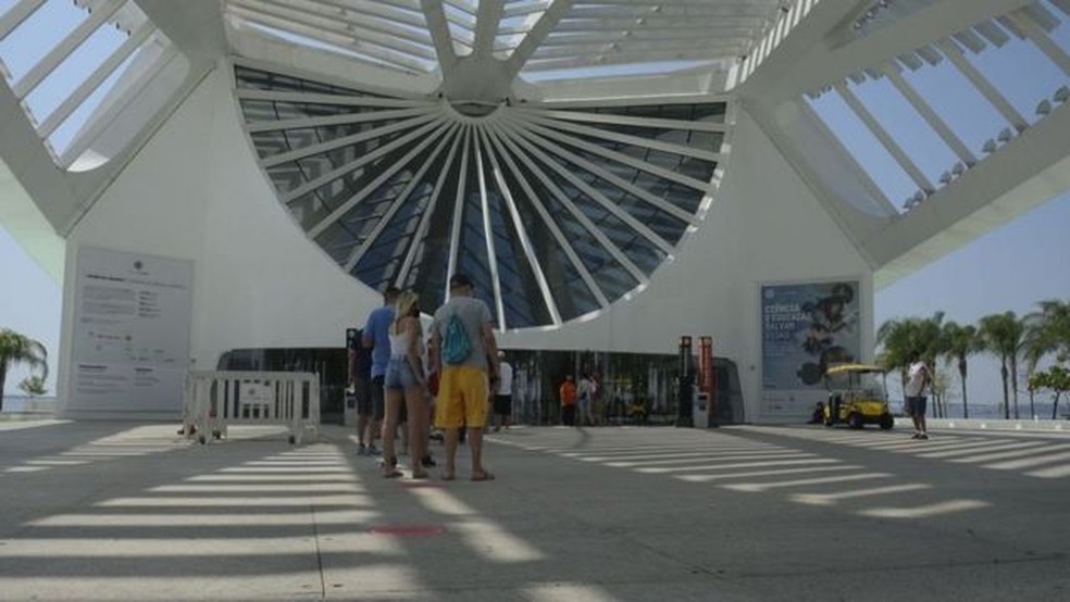 Museu do Amanhã tornou-se uma das principais atrações turísticas do Rio — Foto: TÂNIA RÊGO/AGÊNCIA BRASIL/via BBC