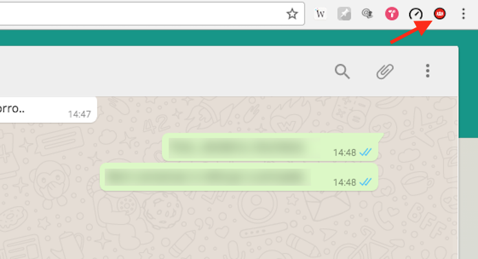 Ícone da extensão Grupos para WhatsApp no Google Chrome (Foto: Reprodução/Marvin Costa)