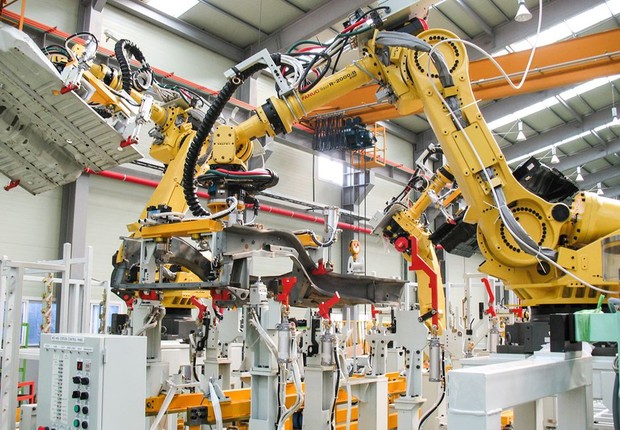 indústria, robô, automatização (Foto: Governo do Espírito Santo/Divulgação/Agência Brasil)