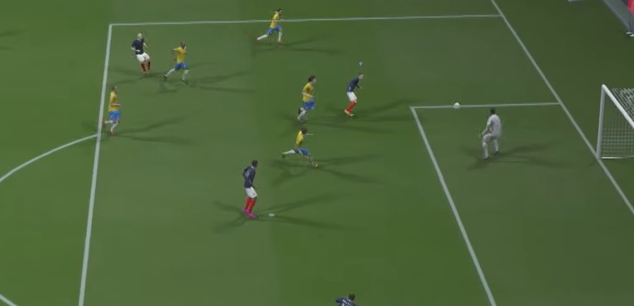 David Luiz falha em lance de videogame