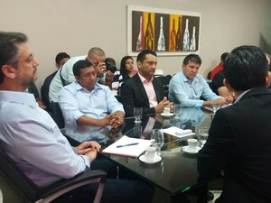 Prefeitos de Macapá, Mazagão e Santana iniciaram construção de consórcio (Foto: Abinoan Santiago/G1)