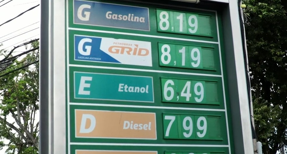 Postos aumentam preço da gasolina e combustível chega a R$ 8,19 em Natal |  Rio Grande do Norte | G1