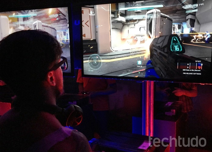 Halo 5: Guardians deu as caras na Brasil Game Show 2015 (Foto: Victor Teixeira / TechTudo)