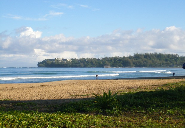 Hanalei Bay, no Havaí (Foto: Wikimedia Commons/Wikipedia)