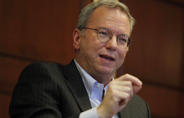 Eric Schmidt, presidente do conselho do Google, realizou palestra na Universidade de Harvard na quinta-feira (25) (Foto: Jessica Rinaldi/Reuters)