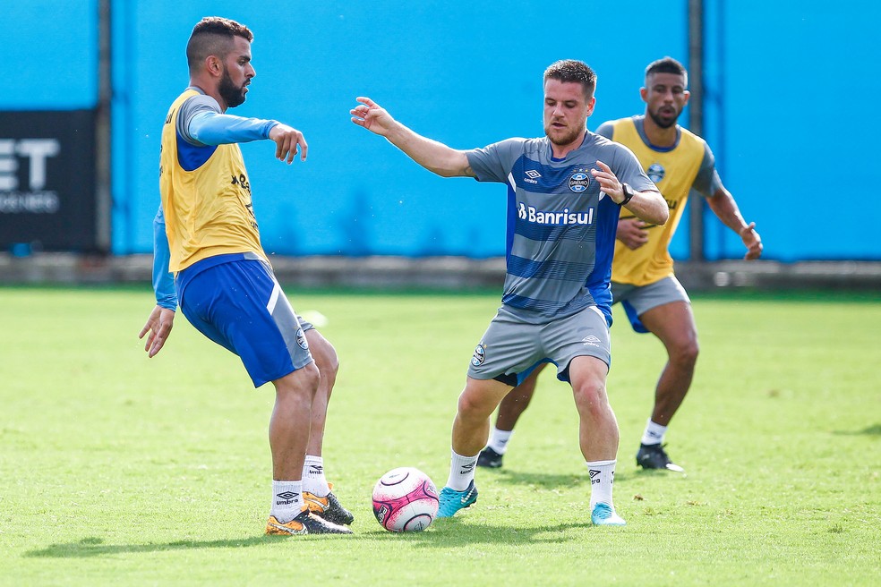 Ramiro será desfalque para o Grêmio (Foto: Lucas Uebel / Grêmio, DVG)