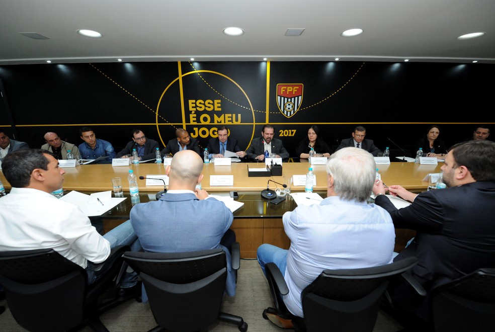 Conselho arbitral da Federação Paulista: Botafogo cai em grupo com Santos, RB Brasil e Mirassol (Foto: Rodrigo Corsi / Divulgação FPF)
