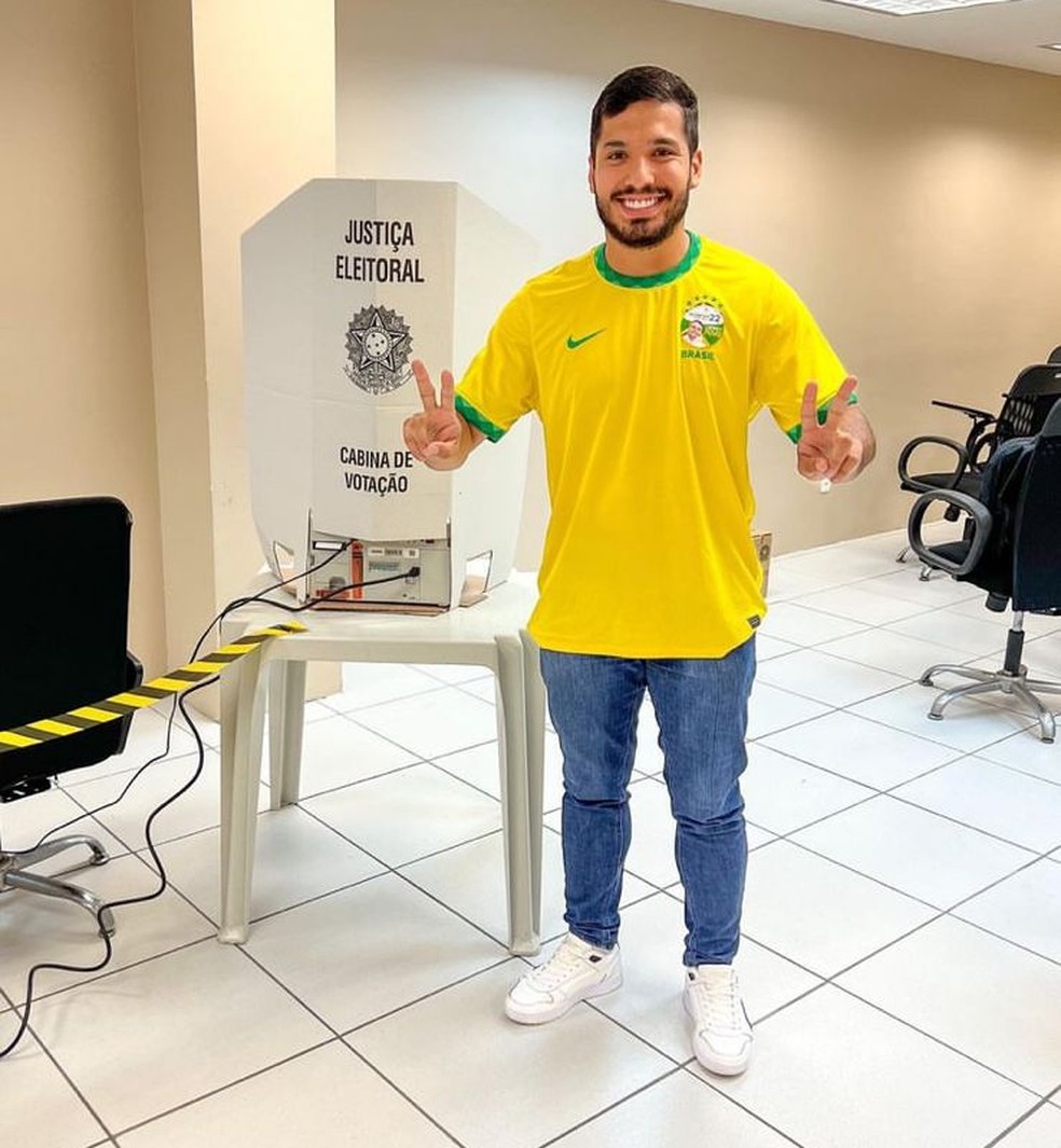 André Fernandes (PL) no primeiro turno das eleições 2022 — Foto: Reprodução