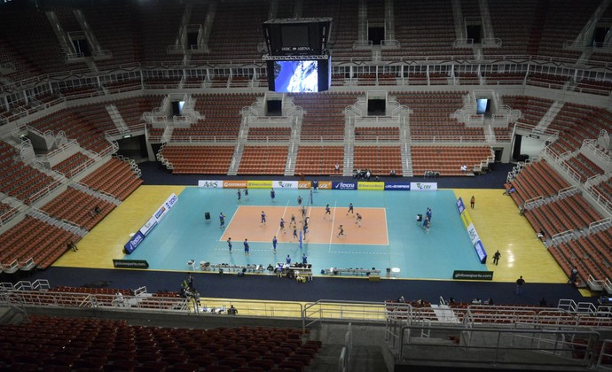 Rio de Janeiro treino Arena da Barra vôlei (Foto: Alexandre Arruda/CBV)