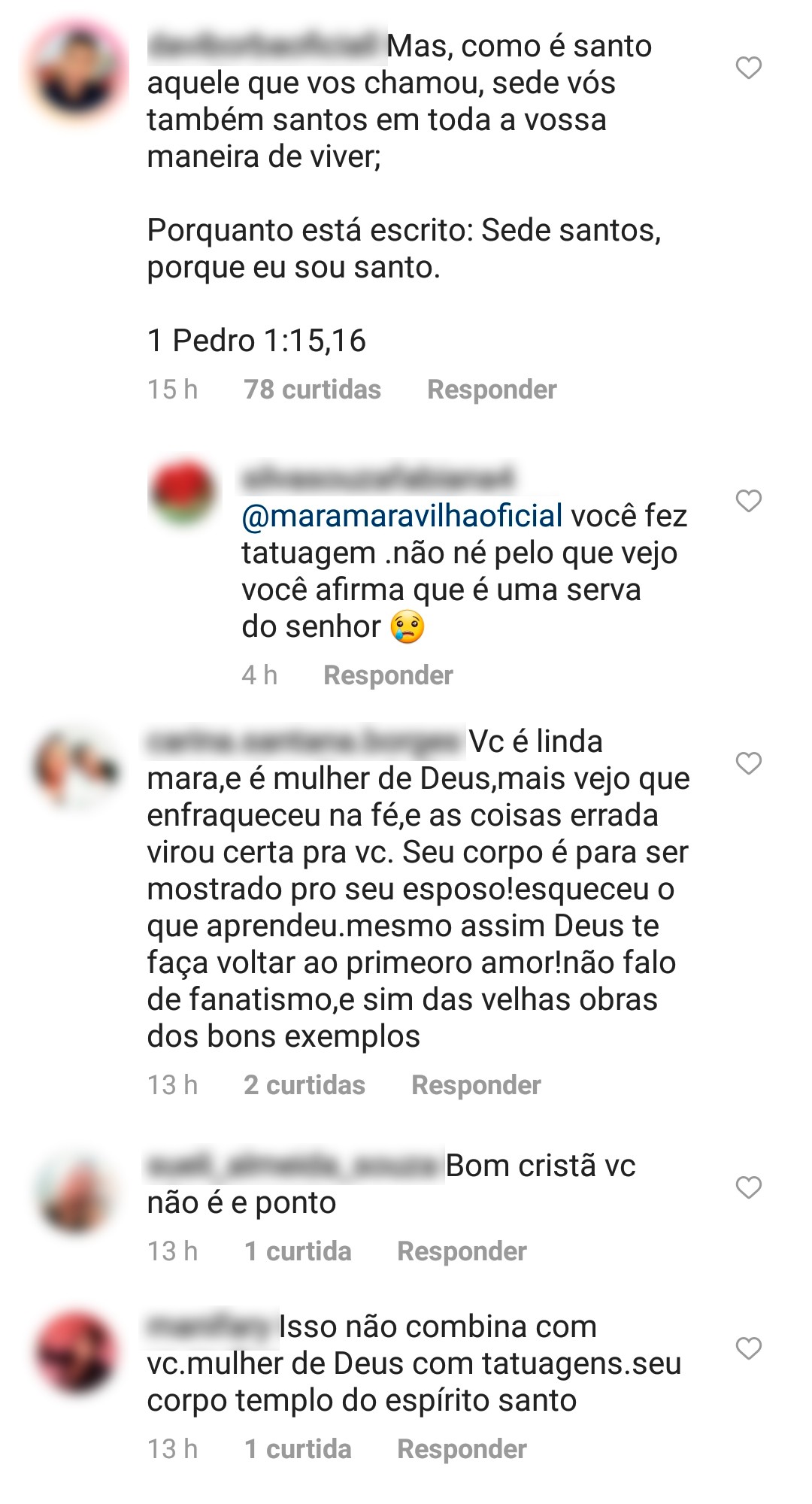 Mara Maravilha é criticado por seguidores evangélicos por fazer tatuagens (Foto: Reprodução/Instagram)